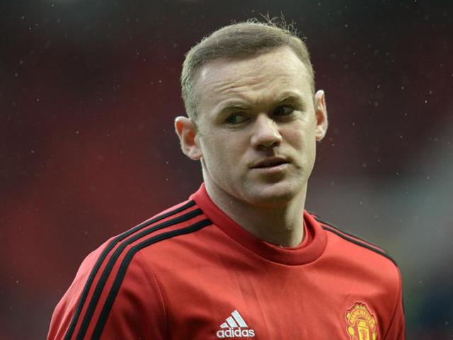 Manchester United's Wayne Rooney warms up before the game against Stoke City.(Reuters Photo) Manchester United's Wayne Rooney warms up before the game against Stoke City.(Reuters Photo)