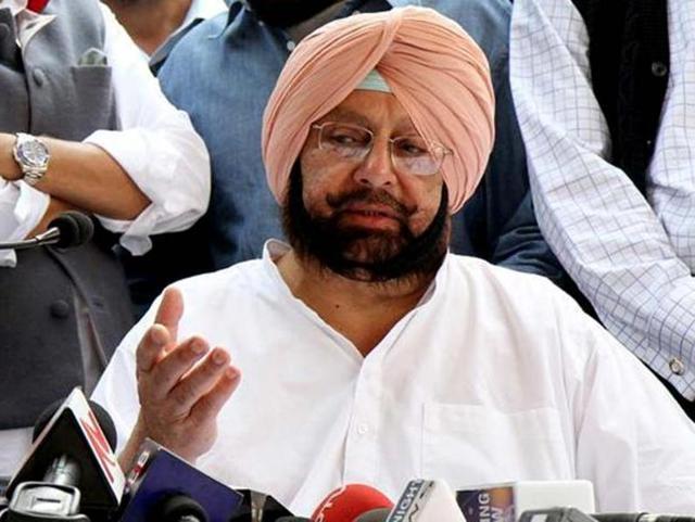 Punjab Congress president Capt Amarinder Singh.(HT Photo)