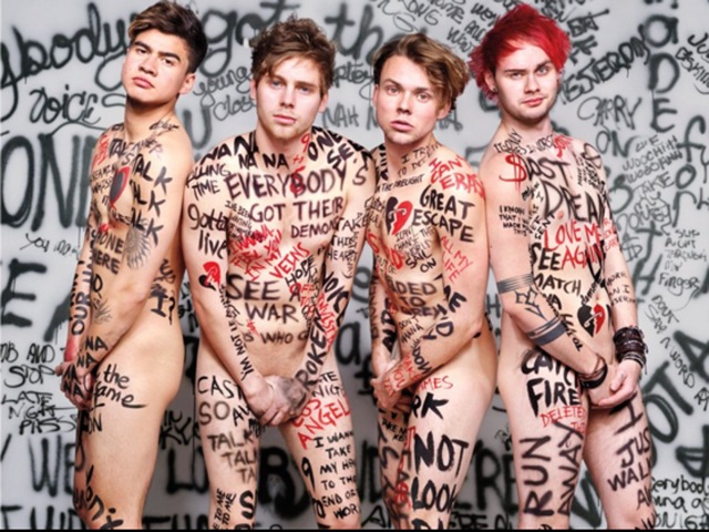 Rolling Stone’s controversial cover featuring the band 5 Seconds of Summer.(TwitterS)