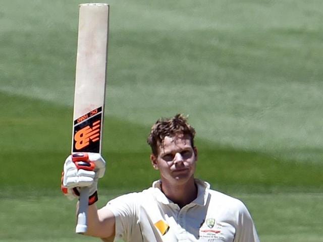Adam Voges celebrates scoring his century against the West Indies on the second day of the second Test match in Melbourne on December 27, 2015.(AFP Photo) Adam Voges celebrates scoring his century against the West Indies on the second day of the second Test match in Melbourne on December 27, 2015.(AFP Photo)