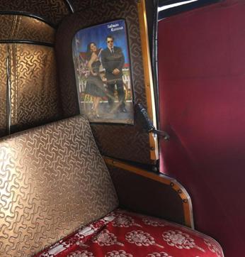 These posters are the only representation of Bollywood movies in the city . (Waseem Andrabi/ HT ) These posters are the only representation of Bollywood movies in the city . (Waseem Andrabi/ HT )