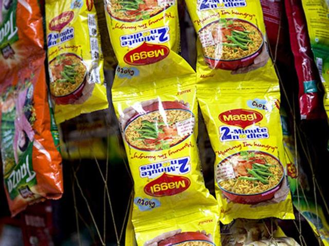 File photo of packets of Nestle's Maggi instant noodles at a shop. (Reuters Photo) (Reuters) File photo of packets of Nestle's Maggi instant noodles at a shop. (Reuters Photo) (Reuters)
