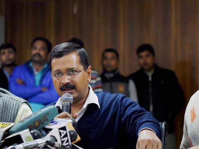 Delhi Chief Minister Arvind Kejriwal with Dy CM Manish Sisodia and Delhi Transport Minister Gopal Rai at a press conference to announce the blue print of the odd-even scheme which aims to curb rising pollution, in New Delhi on Thursday. (PTI) Delhi Chief Minister Arvind Kejriwal with Dy CM Manish Sisodia and Delhi Transport Minister Gopal Rai at a press conference to announce the blue print of the odd-even scheme which aims to curb rising pollution, in New Delhi on Thursday. (PTI)
