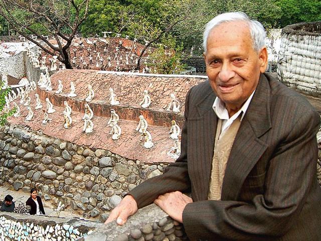 Nek Chand (HT File Photo) Nek Chand (HT File Photo)