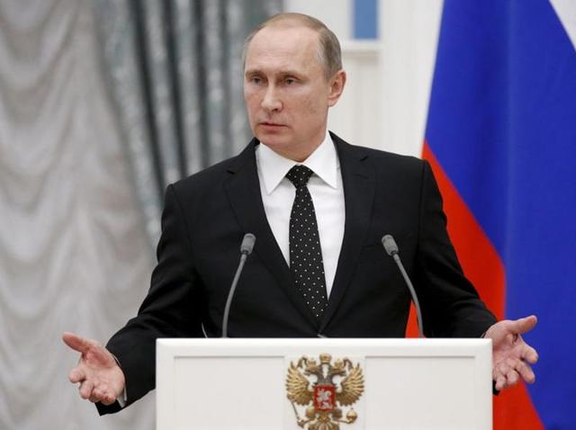 The book apparently contains some of Putin’s saltiest one-liners.(REUTERS Photo) The book apparently contains some of Putin’s saltiest one-liners.(REUTERS Photo)