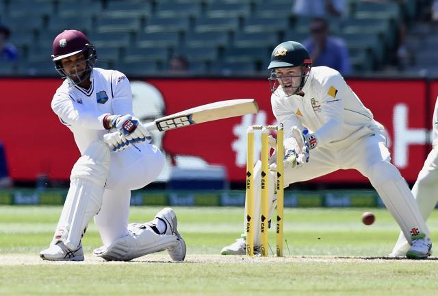 West Indies’ Denesh Ramdin stay put at the crease on the final day for 90 balls. (AP) West Indies’ Denesh Ramdin stay put at the crease on the final day for 90 balls. (AP)