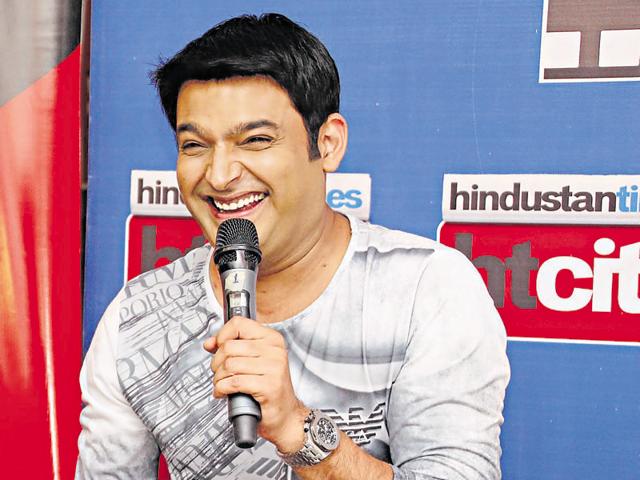 Indian comedian and actor Kapil Sharma during an exclusive interview with HT City- Hindustan Times to promote his upcoming movie Kis Kisko Pyaar Karu. (Shivam Saxena/ HT) Indian comedian and actor Kapil Sharma during an exclusive interview with HT City- Hindustan Times to promote his upcoming movie Kis Kisko Pyaar Karu. (Shivam Saxena/ HT)