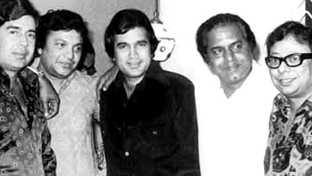 Rajesh Khanna with (from left) Sujit Kumar, Uttam Kumar, Shakti Samanta and RD Burman. (Photos: HT Archives; Harper Collins) Rajesh Khanna with (from left) Sujit Kumar, Uttam Kumar, Shakti Samanta and RD Burman. (Photos: HT Archives; Harper Collins)