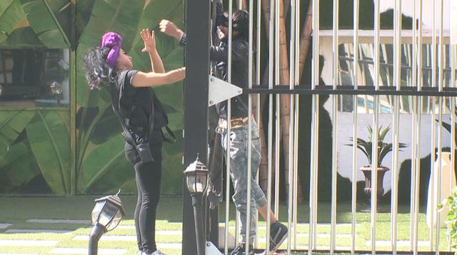 Rishabh and Priya have a fight inside the Bigg Boss house. (Colors) Rishabh and Priya have a fight inside the Bigg Boss house. (Colors)