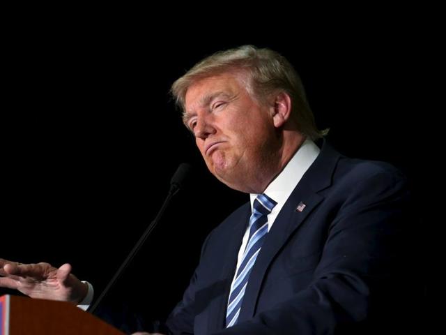 US Republican presidential candidate Donald Trump speaks during a campaign rally in Council Bluffs, Iowa. (Reuters Photo) US Republican presidential candidate Donald Trump speaks during a campaign rally in Council Bluffs, Iowa. (Reuters Photo)