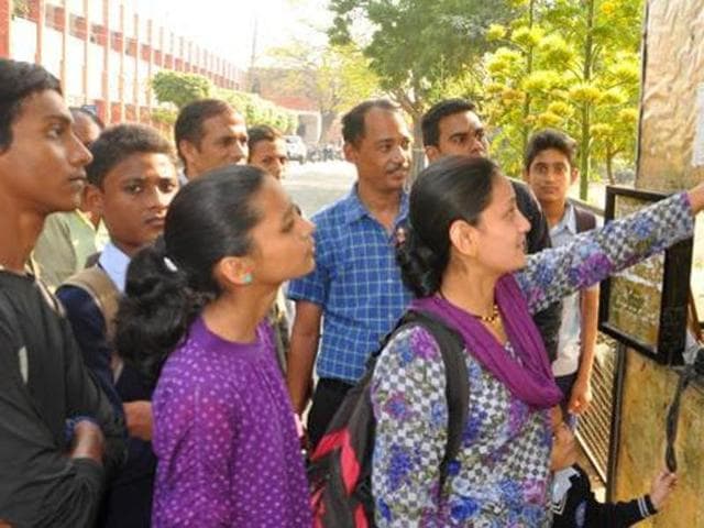 The nursery admission process for the next academic session is set to begin on January 1 and parents are already facing a host of problems. (Karun Sharma/HTfile photo) The nursery admission process for the next academic session is set to begin on January 1 and parents are already facing a host of problems. (Karun Sharma/HTfile photo)