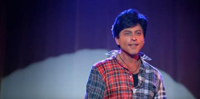 Shah Rukh Khan as Gaurav, the fan in Maneesh Sharma’s film. (YouTube grab)