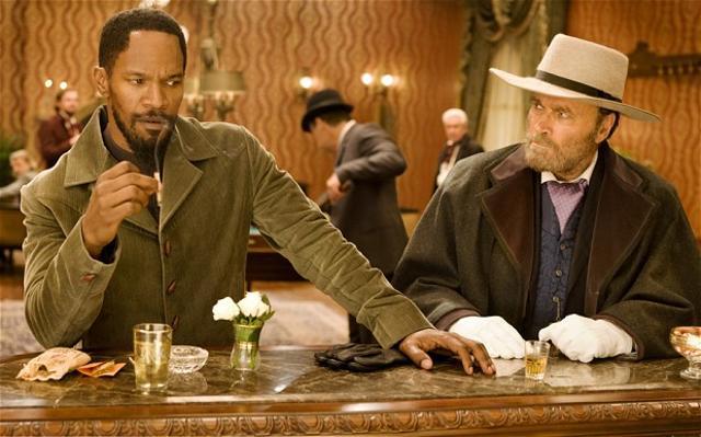 Jamie Foxx in a still from Django Unchained. (Youtube grab) Jamie Foxx in a still from Django Unchained. (Youtube grab)