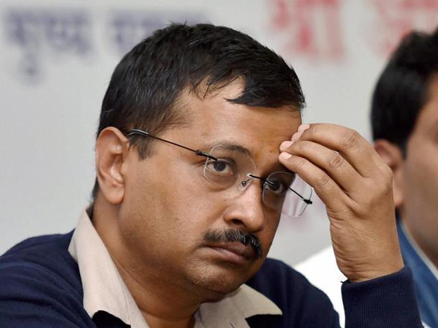 The BJP on Thursday demanded chief minister Arvind Kejriwal’s resignation on “moral grounds” (PTI) The BJP on Thursday demanded chief minister Arvind Kejriwal’s resignation on “moral grounds” (PTI)