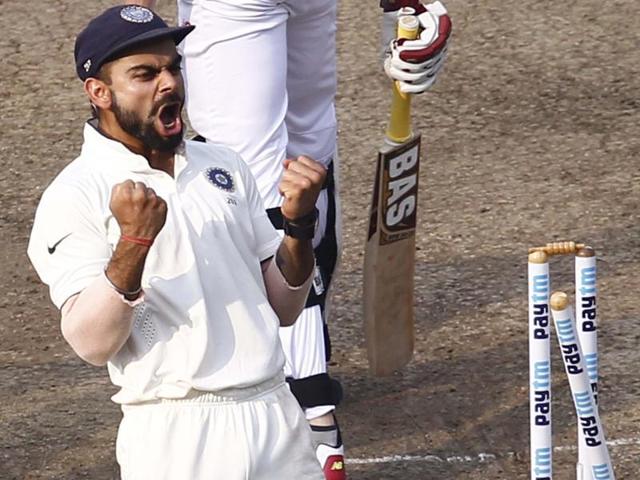 is Virat Kohli’s second BCCI cricketer of the year award. He first won it in 2011-12. (AP Photo) is Virat Kohli’s second BCCI cricketer of the year award. He first won it in 2011-12. (AP Photo)