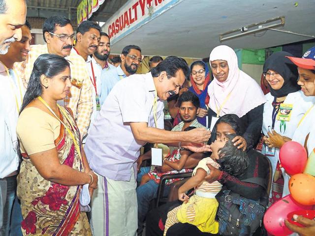 Kerala currently boasts of a robust health record with the lowest infant mortality and highest life expectancy rates in country.(HT photo) Kerala currently boasts of a robust health record with the lowest infant mortality and highest life expectancy rates in country.(HT photo)