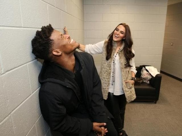 Neha Dhupia spotted with NBA Chicago Bulls’ shooting guard Jimmy Butler. 