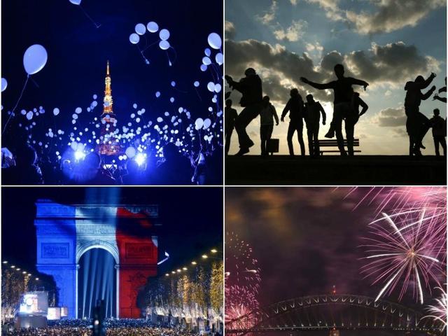 As 2015 drew to a close, many people were bidding a weary and wary adieu to a year marred by attacks that left nations reeling and nerves rattled. As 2015 drew to a close, many people were bidding a weary and wary adieu to a year marred by attacks that left nations reeling and nerves rattled.