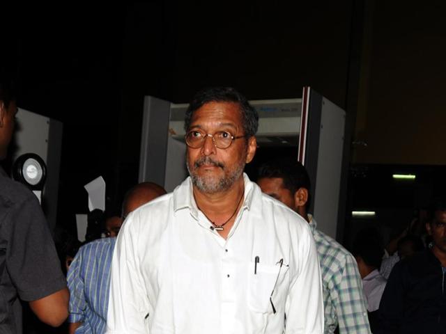 Nana Patekar attends the premiere of Marathi film Natsamrat in Mumbai.  (AFP) 