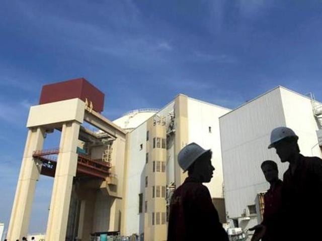 Iranian workers stand in front of the Bushehr nuclear power plant in this file photo. (Reuters Photo) Iranian workers stand in front of the Bushehr nuclear power plant in this file photo. (Reuters Photo)