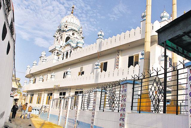 A view of Gurdwara Chhevi Patshahi at village Kaiyle Ludhiana on Thrusday. (JS Grewal/Hindustan Times) A view of Gurdwara Chhevi Patshahi at village Kaiyle Ludhiana on Thrusday. (JS Grewal/Hindustan Times)