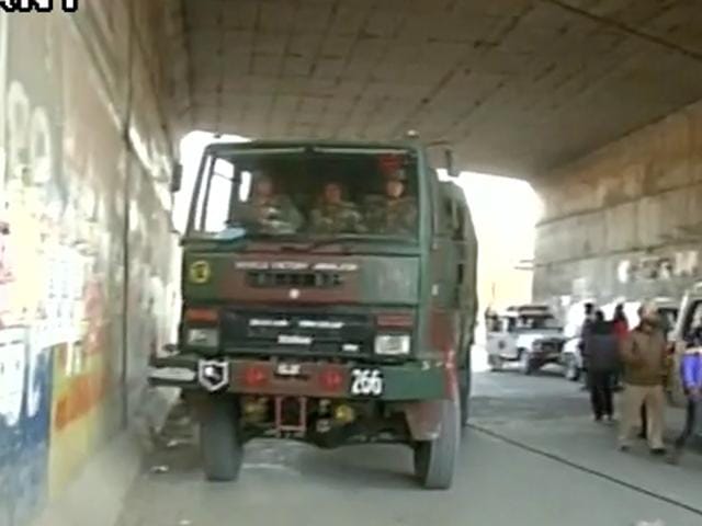 Security deployed outside #Pathankot Air Force Station(ANI) Security deployed outside #Pathankot Air Force Station(ANI)