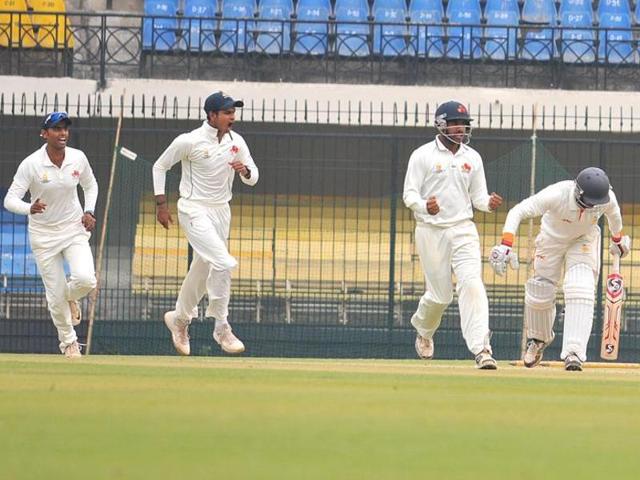 Ravindra Jadeja’s 37 wickets in the first three Ranji games on mostly crumbling wickets helped him get back to India team, for which he was the second-highest wicket taker in the four Tests against South Africa. (Vipin Kumar/HT Photo) Ravindra Jadeja’s 37 wickets in the first three Ranji games on mostly crumbling wickets helped him get back to India team, for which he was the second-highest wicket taker in the four Tests against South Africa. (Vipin Kumar/HT Photo)