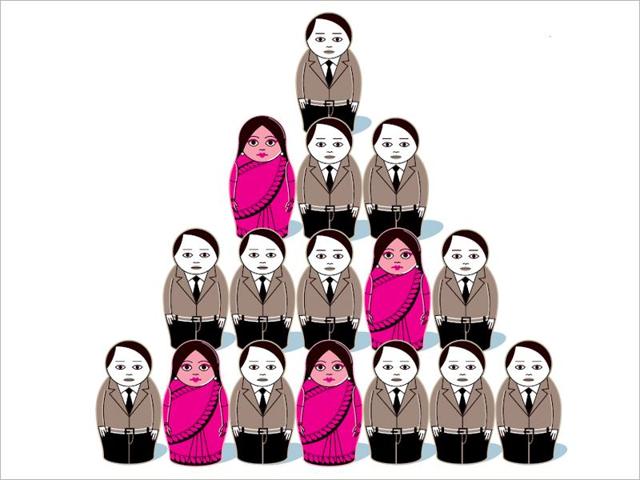 As the UN challenges gender disparity within its ranks by seeking possible women candidates for the post of secretary general, a position traditionally held by men, a look at the changing role of women in some professions in India.(Illustration: Malay Karmakar)