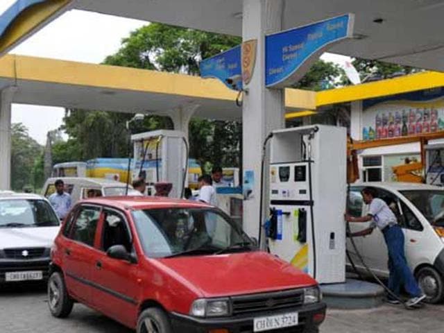 The three excise duty hikes this fiscal, totalling Rs 2.27 per litre on petrol and Rs 3.47 a litre on diesel, will yield the government Rs 10,000 crore in additional revenue during the remainder of current fiscal. (HT File Photo) The three excise duty hikes this fiscal, totalling Rs 2.27 per litre on petrol and Rs 3.47 a litre on diesel, will yield the government Rs 10,000 crore in additional revenue during the remainder of current fiscal. (HT File Photo)