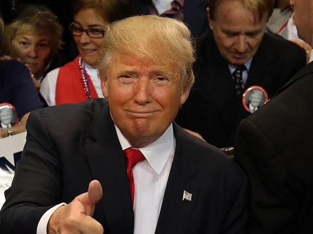 Trump responded in a tweet on Saturday: “al-Shabaab, not ISIS, just made a video on me - they all will as front-runner & if I speak out against them, which I must. Hillary lied!” (AFP Photo) Trump responded in a tweet on Saturday: “al-Shabaab, not ISIS, just made a video on me - they all will as front-runner & if I speak out against them, which I must. Hillary lied!” (AFP Photo)