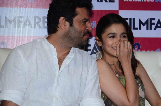 Filmmaker Vikas Bahl with Alia. The two worked together in Shaandaar. (IANS) Filmmaker Vikas Bahl with Alia. The two worked together in Shaandaar. (IANS)