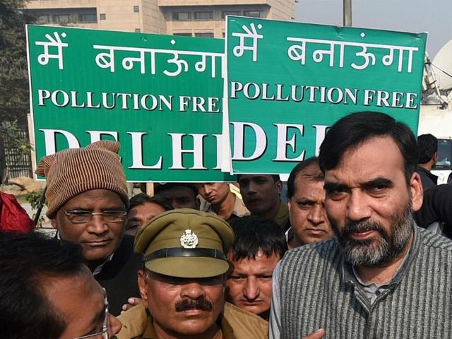 Urging Delhi Police to deploy additional 100 teams to maintain law and order, Rai alleged that some people are planning to create disturbance on Monday (PTI) Urging Delhi Police to deploy additional 100 teams to maintain law and order, Rai alleged that some people are planning to create disturbance on Monday (PTI)