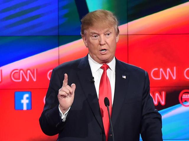 Republican presidential front-runner Donald Trump’s much-awaited first TV ad features a promise that once he is at the helm he will “quickly cut” ISIS’ head and “take their oil”. (AFP) Republican presidential front-runner Donald Trump’s much-awaited first TV ad features a promise that once he is at the helm he will “quickly cut” ISIS’ head and “take their oil”. (AFP)