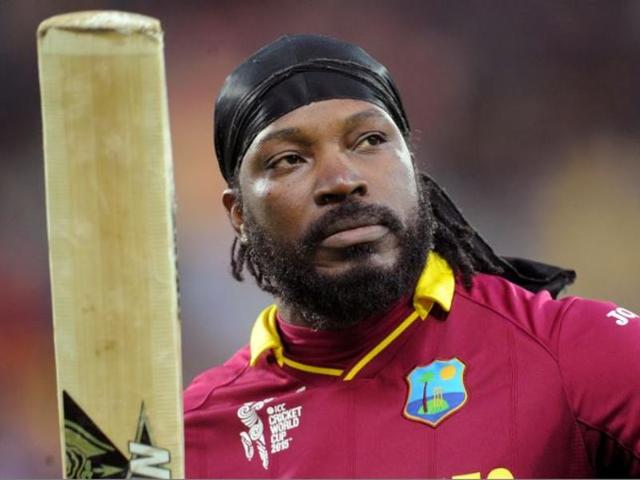 Chris Gayle asked out Channel 10 presenter Mel McLaughlin for a drink, adding “don’t blush, baby” during an awkward pause in the interview.(Photo: YouTube screen grab)