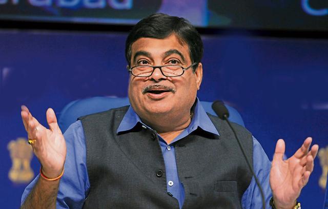 Union Minister for Road Transport & Highways, Shipping, Rural Development and Drinking water & Sanitation Nitin Gadkari, brief the media on the complete BJP Modi government 100 Days at National Media Centre, in New Delhi, India on Monday, September 15, 2014. (Hindustan Times) Union Minister for Road Transport & Highways, Shipping, Rural Development and Drinking water & Sanitation Nitin Gadkari, brief the media on the complete BJP Modi government 100 Days at National Media Centre, in New Delhi, India on Monday, September 15, 2014. (Hindustan Times)