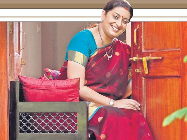 File photo of Smriti Irani, minister of human resource and development. (HT photo) File photo of Smriti Irani, minister of human resource and development. (HT photo)