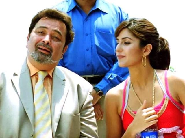 Rishi Kapoor and Katrina Kaif acted together in Namastey London as dad and daughter.(YouTube)