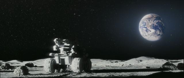 Scale models were used in Duncan Jones’ Moon. Here’s one. Scale models were used in Duncan Jones’ Moon. Here’s one.