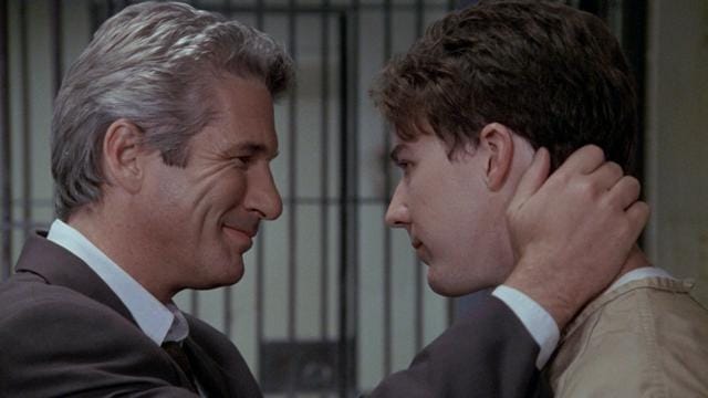 Richard Gere takes Ed Norton’s case. Richard Gere takes Ed Norton’s case.