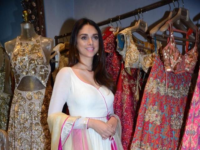 Aditi Rao Hydari dazzles in a white suit at Jade studio in Mumbai. Created by Jade, Karishma and Monica designed Aditi Rao Hydari’s looks for Wazir.  (IANS) 