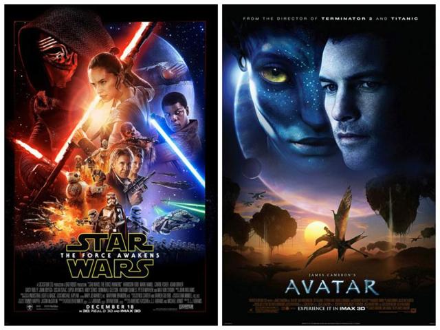 Star Wars is the top movie ever in US can it beat Avatar