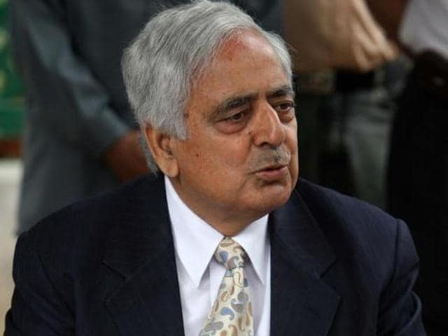 The 79-year-old soft-spoken leader of Kashmir died of cardiac arrest at a New Delhi hospital on Thursday.(HT Photo)