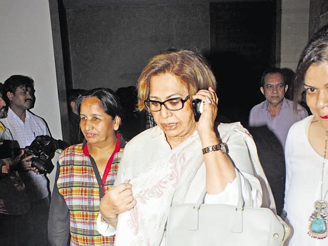 Helen was also spotted at the special screening of Wazir. (photos: shakti yadav) 