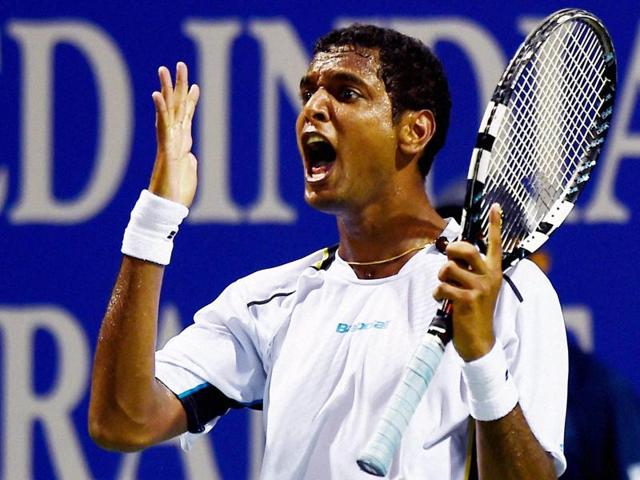 It was sheer guts that saw Ramkumar Ramanathan pull off a 3-6, 6-4, 6-4 win to earn his first quarterfinal berth on the tour. (PTI Photo) It was sheer guts that saw Ramkumar Ramanathan pull off a 3-6, 6-4, 6-4 win to earn his first quarterfinal berth on the tour. (PTI Photo)