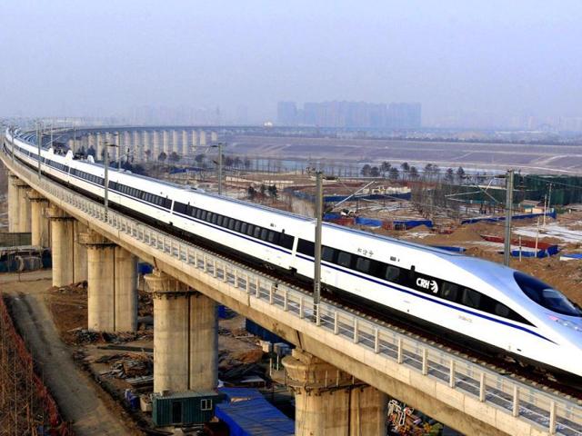 The Mumbai-Ahmedabad bullet train project is likely to cost an estimated Rs 98,000 crore, but the cost will be further increased by Rs 10,000 crore if the corridor is built on an elevated structure. (Representational Photo: AP) The Mumbai-Ahmedabad bullet train project is likely to cost an estimated Rs 98,000 crore, but the cost will be further increased by Rs 10,000 crore if the corridor is built on an elevated structure. (Representational Photo: AP)