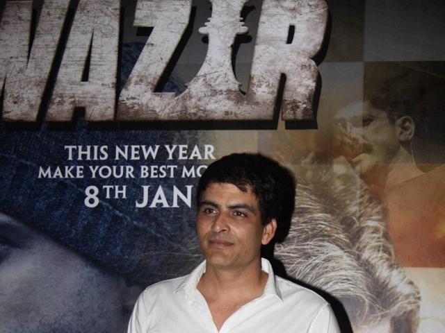 Manav Kaul during the special screening of Wazir in Mumbai. (IANS) 