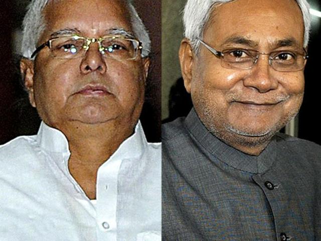 Bihar chief minister Nitish Kumar and his ally Lalu Prasad Yadav voiced different opinions on PM Modi’s visit to Lahore and the subsequent terror attack in Pathankot. (Santosh Kumar/ HT Photo) Bihar chief minister Nitish Kumar and his ally Lalu Prasad Yadav voiced different opinions on PM Modi’s visit to Lahore and the subsequent terror attack in Pathankot. (Santosh Kumar/ HT Photo)