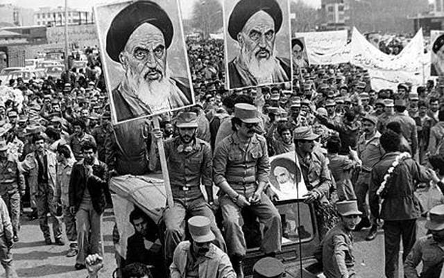The Iranian Islamic Republic Army demonstrating in solidarity with people in the street during the Iranian revolution. The triumph of the Revolution changed the power dynamic between Sunnis and Shias; much to the discomfort of the Gulf States. (Getty Images) The Iranian Islamic Republic Army demonstrating in solidarity with people in the street during the Iranian revolution. The triumph of the Revolution changed the power dynamic between Sunnis and Shias; much to the discomfort of the Gulf States. (Getty Images)