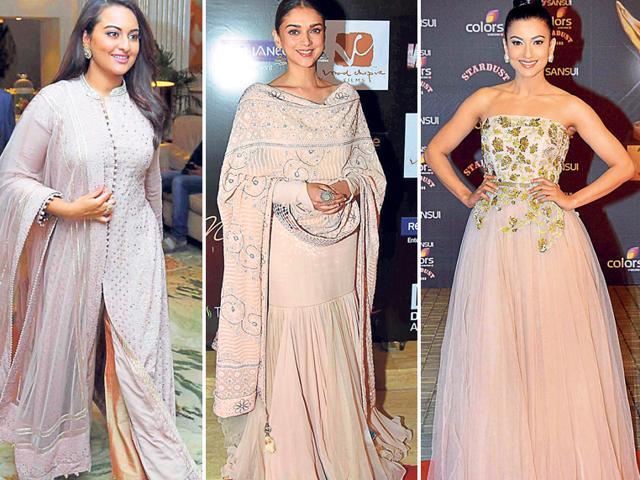 From left: Sonakshi Sinha, Aditi Rao Hydari and Gauahar Khan. (Pics: Yogen Shah) From left: Sonakshi Sinha, Aditi Rao Hydari and Gauahar Khan. (Pics: Yogen Shah)