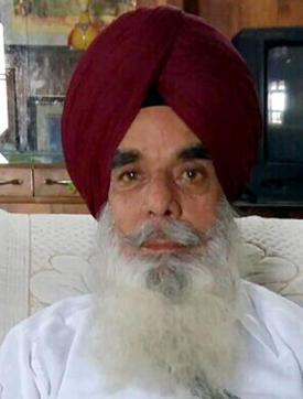 Former Shiromani Gurdwara Parbandhak Commitee (SGPC) member from Giddarbaha Gurpal Singh Gora. (Sanjeev Kumar/HT Photo)